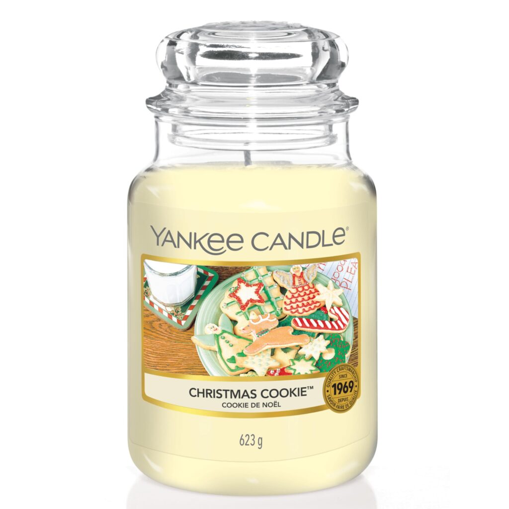 Yankee Candle Candela profumata in giara grande | Biscotto di Natale | Durata Fino a 150 Ore | Regali perfetti per le donne