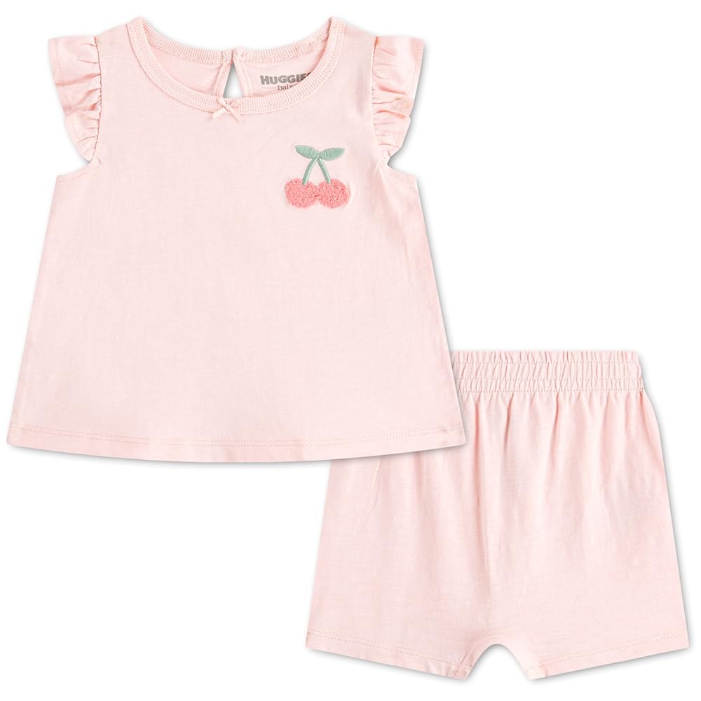 Huggies Set 2 Pezzi Rosa Bimba 0-24