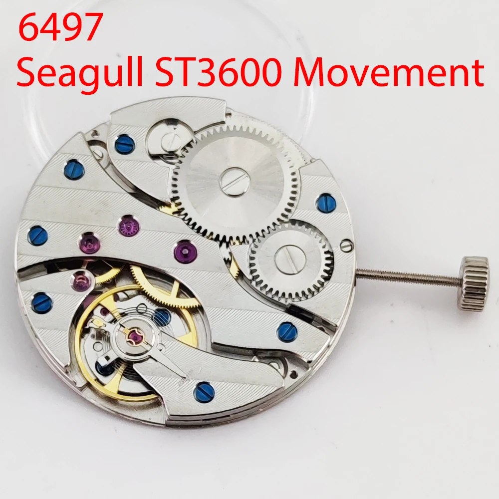 Movimento meccanico ST3600 Alta precisione 17 gioielli Sostituisci il movimento ETA 6497 per orologio da polso da uomo