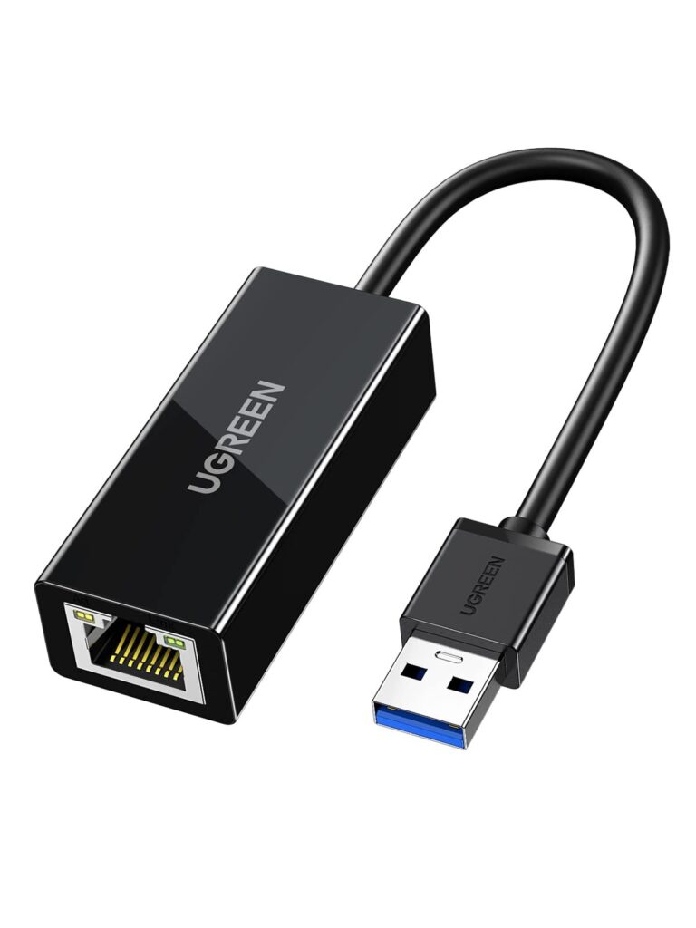 UGREEN Adattatore di Rete Ethernet USB 3.0 Gigabit RJ45 LAN 1000Mbps | per Switch Laptop Windows 11 10 8 7 Vista XP Linux Mac OS Raspberry Pi Surface Go