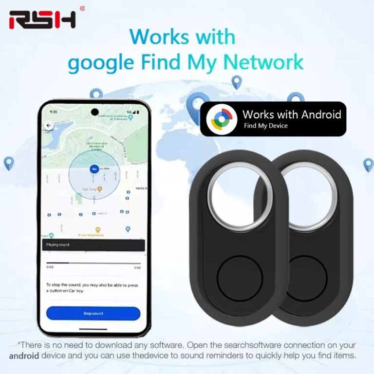 Localizzatore GPS per Samsung Android Tracker Funziona con Google Trova il mio localizzatore Bluetooth Posizionamento globale Smart Tag anti-smarrimento