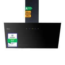 Cappa aspirante 80 cm ricircolo aria scarico cappa a parete senza testa nera controllo gestuale