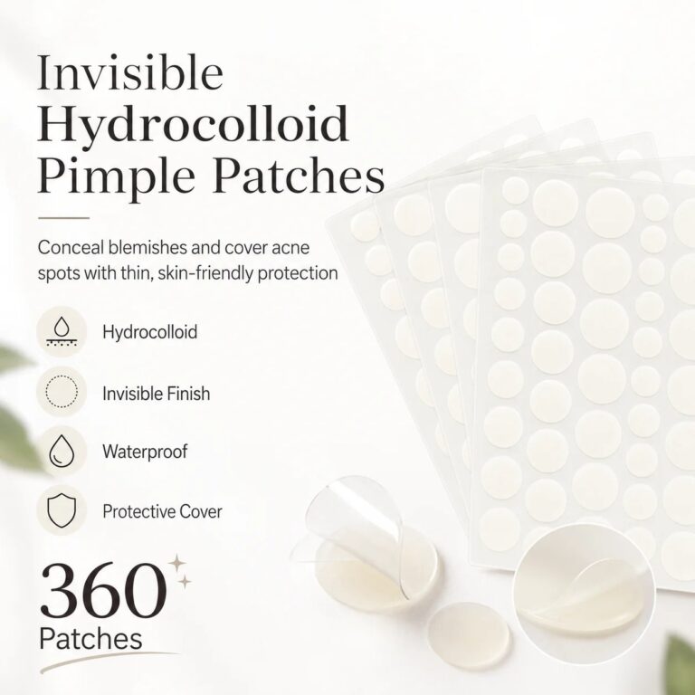 360 Cerotti Invisibili per Acne del Viso, Patch Anti-infiammatori per la Cura della Pelle, Adesivi Assorbenti per Coprire le Imperfezioni