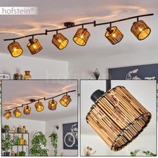 Lampada da soffitto lampada stile boho corridoio soggiorno camera da letto illuminazione bambù girevole