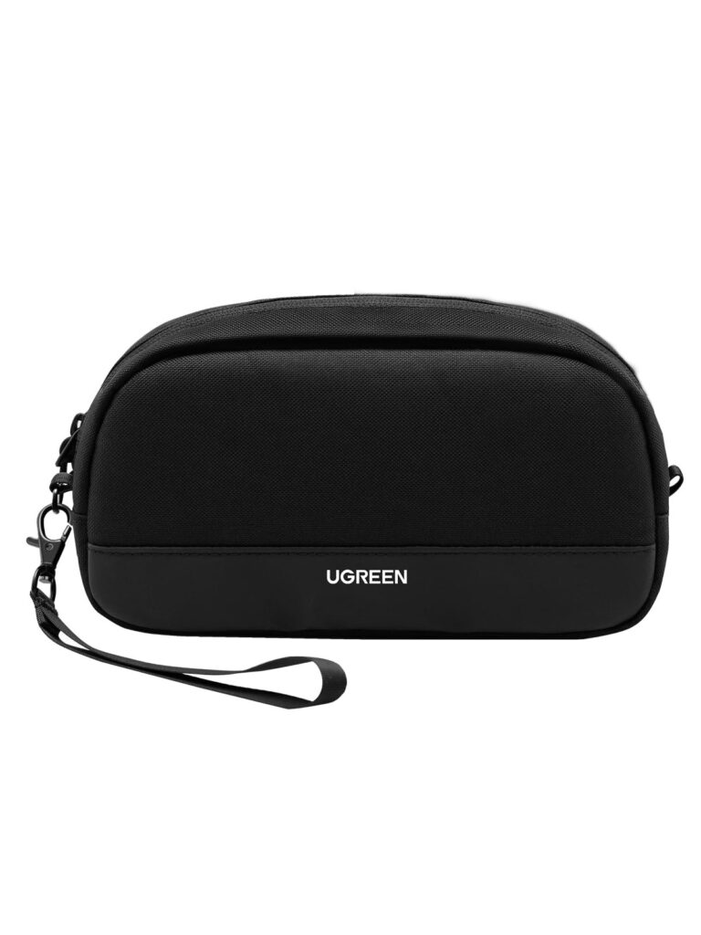 UGREEN Borsa Accessori Elettronici da Viaggio Organizer Cavi Porta | Compatibile with iPad Mini 5 4 Smartphone Power Bank Cable Hard Disk ECC Standard S Nero
