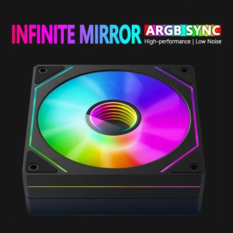 Ventola RGB Prism 4 PRO da 120mm per Case PC, Ventola di Raffreddamento CPU ARGB