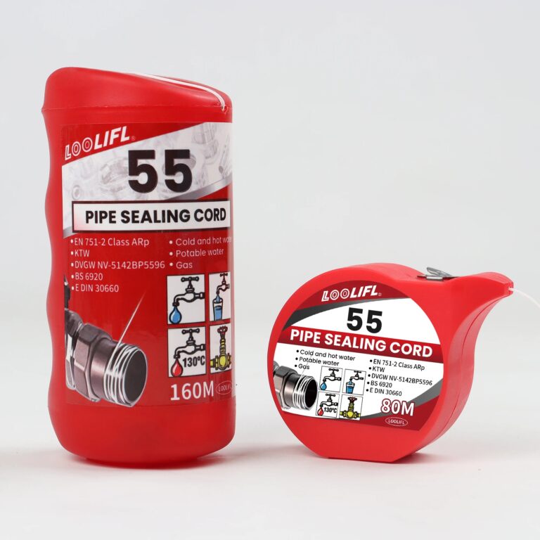 LOOLI80M-160MI-55 Sigillante per filettatura per tubi con corda magica - Sigillatura istantanea, sostituzione di tubi dell'acqua e del gas, nastro filettato per scaldabagno