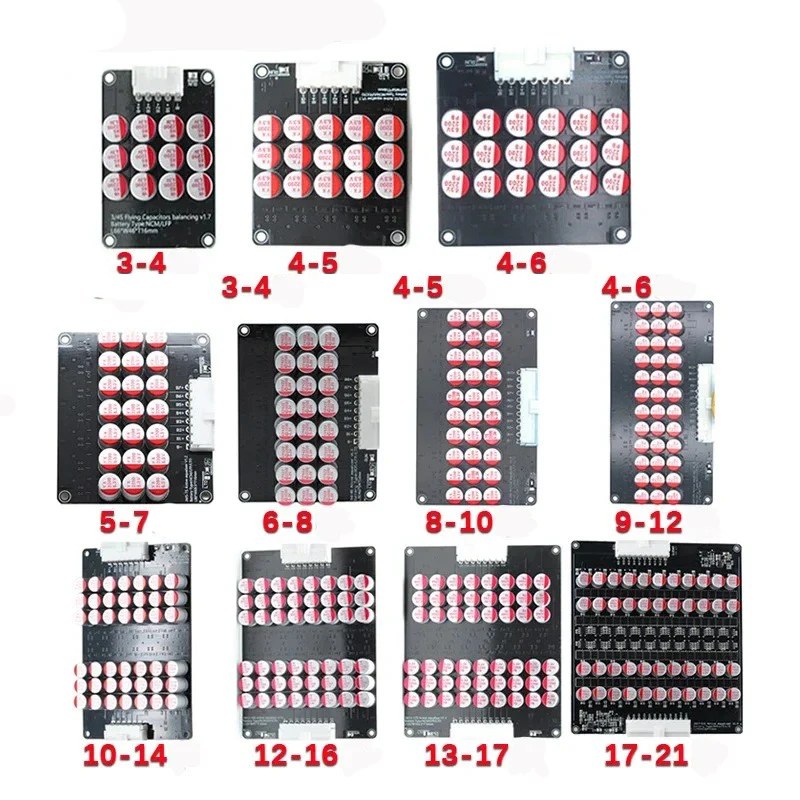 Equalizzatore Attivo 5A 3S 4S 5S 6S 7S 8S 14S 16S 17S 18S 19S 20S 21S per Batterie Lifepo4/Lipo/LTO e Condensatori Energetici