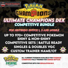 Ultimate Champions Dex | Pokemon HOME | COMPLETO | Campioni | Competitivo