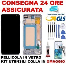 DISPLAY LCD INCEL TOUCH SCREEN FRAME SAMSUNG GALAXY S10+ S10 PLUS SM-G975F NERO