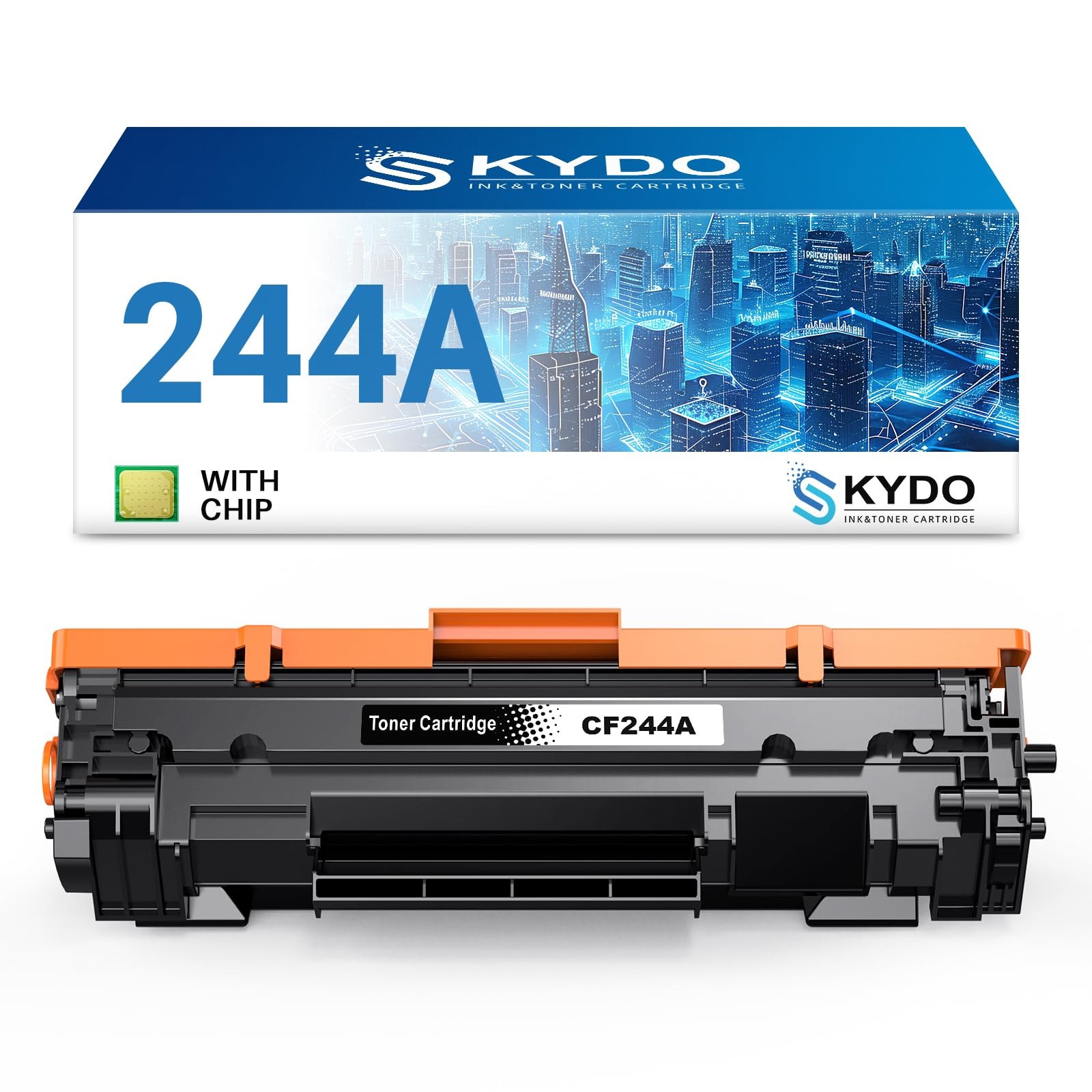 Toner 44A CF244A Compatibile con HP 44A CF244A toner cartridge per HP M15a | Compatibile con HP Laserjet Pro M15a M15w MFP M28a M28w (1 Nero )
