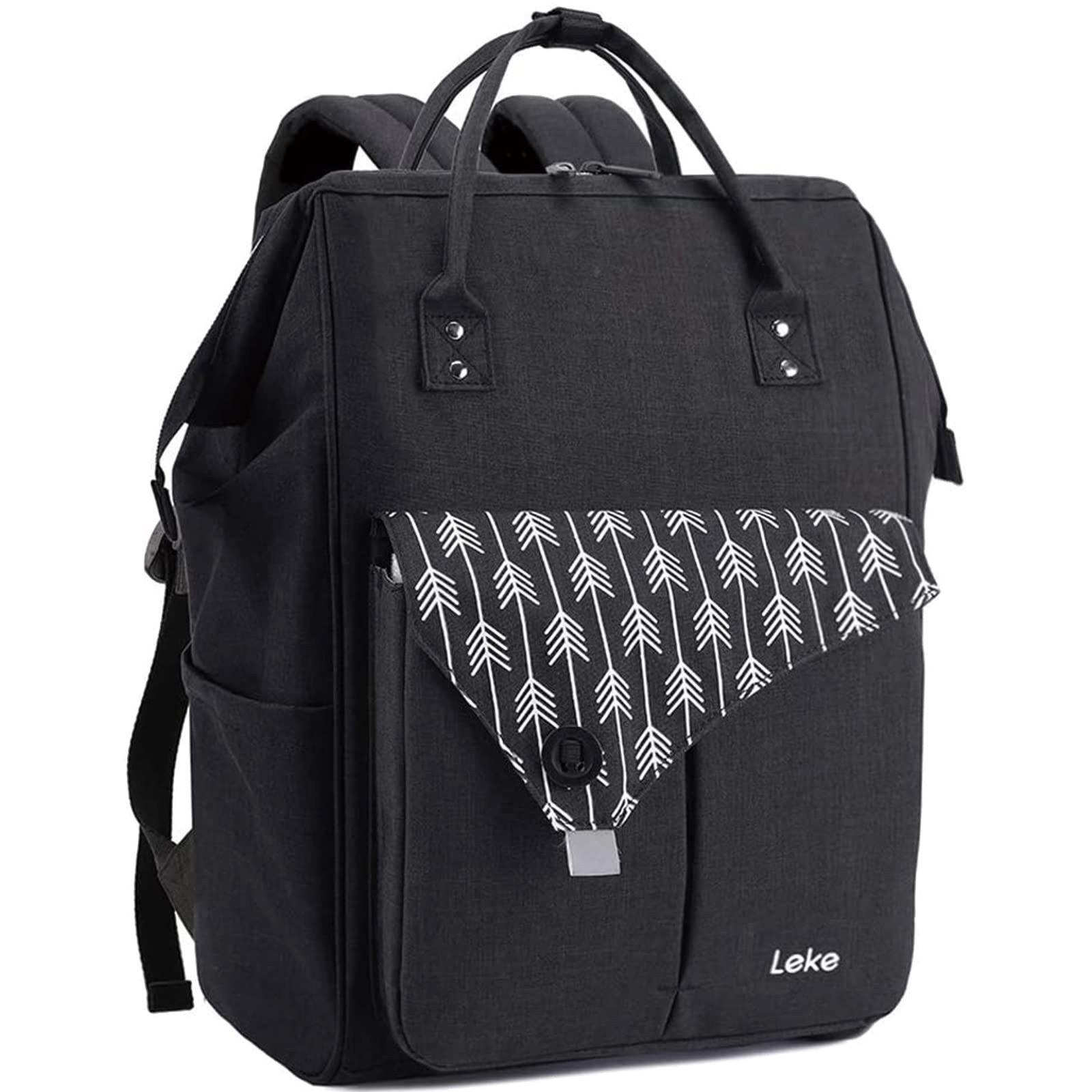 Lekesky Zaino Donna, Multiuso Zaino Porta PC Donna 15.6 Pollici con Borsa Antifurto, Impermeabile Lavoro Laptop Elegante per Viaggio, Ufficio, Università