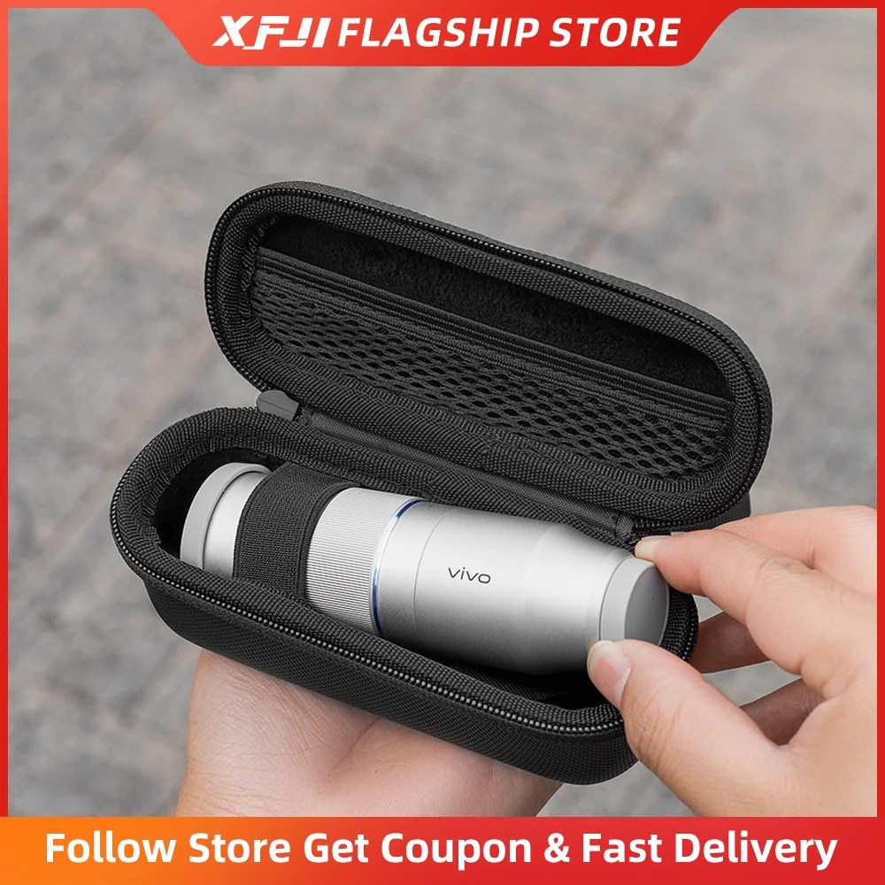 Custodia Portatile XFJI per Vivo X200 Ultra/X300 Pro/OPPO Find X9/9 Pro con Teleconvertitore Zeiss 2.35x/X300 Ultra G2 (200mm) - Borsa Rigida
