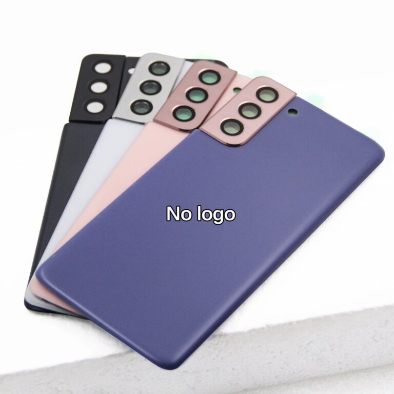 Cover Posteriore di Ricambio per Samsung S21 5G SM-G991B G991B/DS G991U con Lente Fotocamera