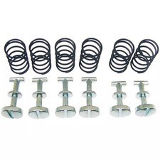 FIANCATINE KIT VITI + MOLLE PER BANDINE COMPATIBILE PIAGGIO CIAO R, SC, P, PX,