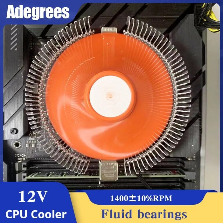 CPU Cooler PC Radiatore 90mm Ventola di raffreddamento 3PIN per Intel LGA 1366 1150 1151 1155 1156 1200 1700 X79 X99 AM4 AM3 2011 Ventilatore