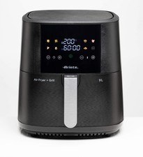 Ariete 4630 Friggitrice ad Aria 9L 1500W 3,5kg 8 Programmi Nero Air Fryer