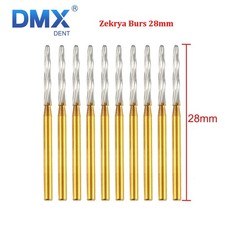 10 pezzi frese ossee in carburo chirurgico dentale frese di finitura FG Zekrya Bur 28 mm