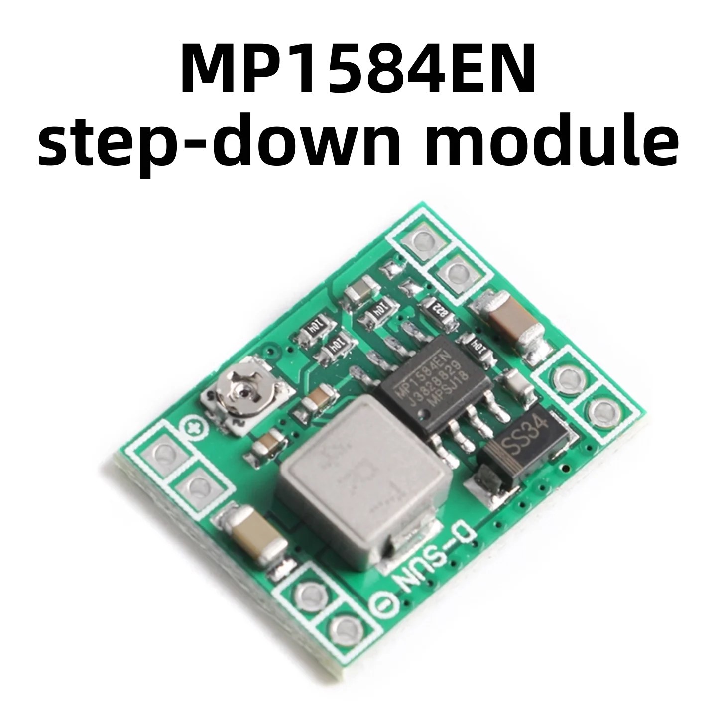 7-1PCS, Mini MP1584EN Convertitore buck DC-DC 3A Modulo di alimentazione regolabile da 24V a 12V 9V 5V 3V Modulo di alimentazione step-down