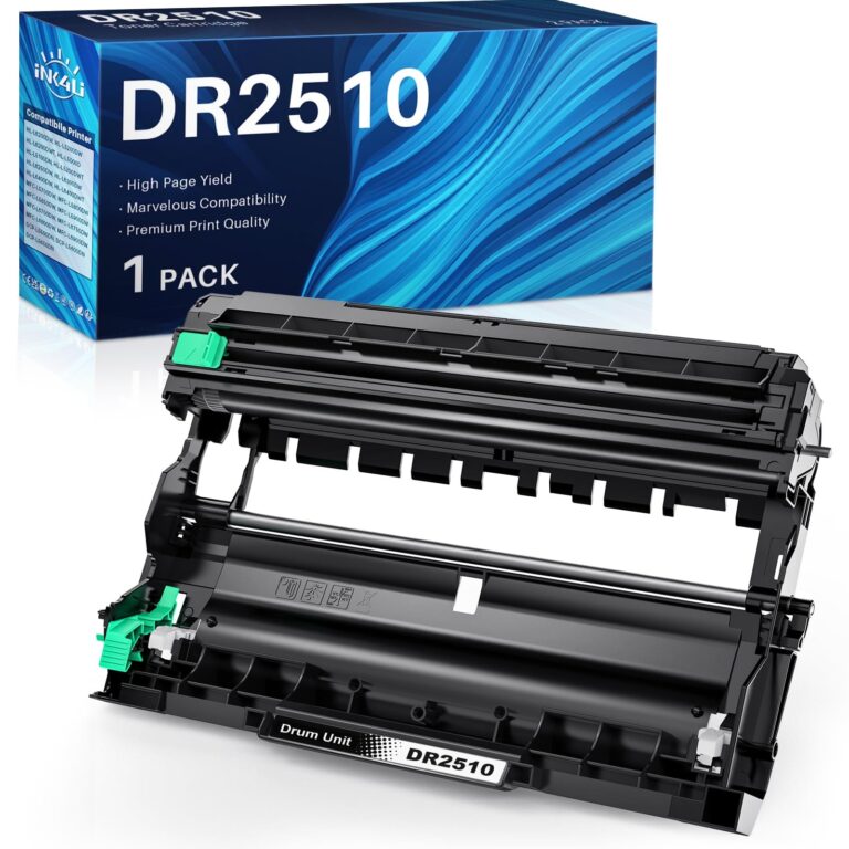 INK4U DR2510 Tamburo Compatibili per Brother DR 2510, (Capacità fino a 15.000 Pagine)per DCP-L2627DW HL-L2400DWE DCP-L2627DWXL DCP-L2620DW MFC-L2860DW DCP-L2665DW DCP-L2660DW MFC-…