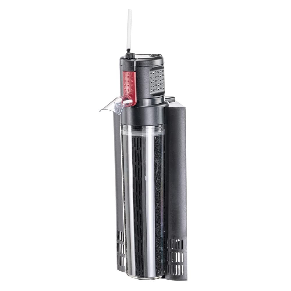 Hydor Filtro Interno CRYSTAL 300 Acquari Maggiori di 200 Litri, 2 Stadi, Carbone Attivo e Kit Venturi Inclusi