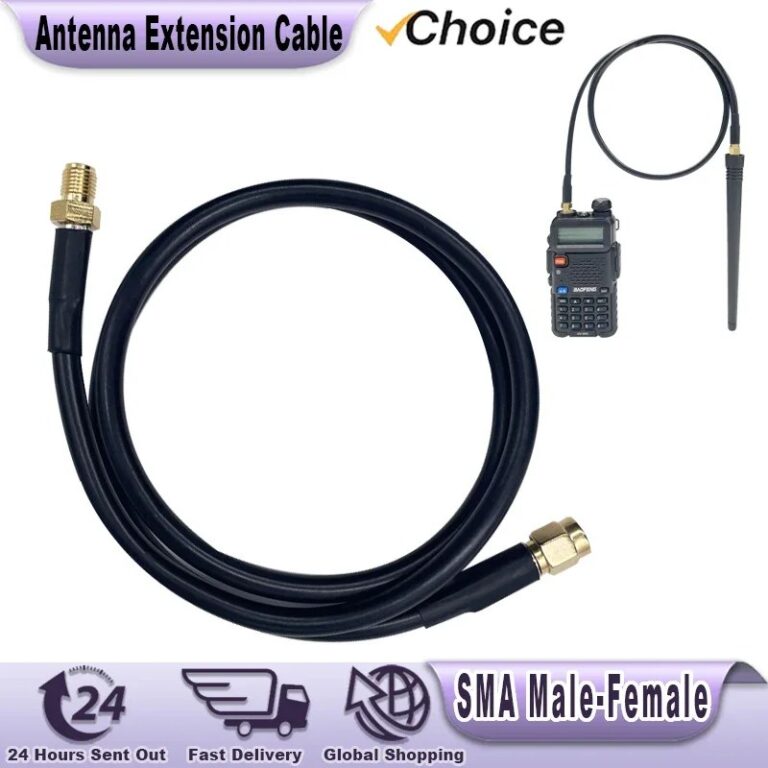 Cavo di prolunga antenna 50/60/100 cm AR-148/152 SMA maschio-femmina cavo coassiale radio per Baofeng UV-5R UV-9R UV-82 Walkie Talkie