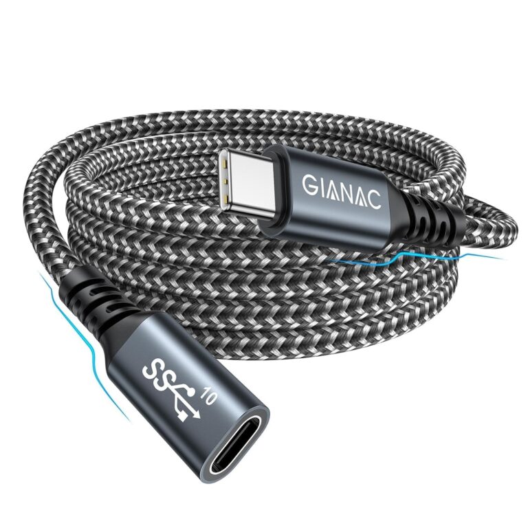 Cavo di Prolunga USB C [100W/3metri] Cavo Type C Maschio a Femmina 10Gbps | Cavo Prolunga Tipo C 3.2 Gen2 4K@60Hz per iPhone 17/16/15 Pro Max, MacBook Pro/Air XPS 15 Galaxy S23 S22