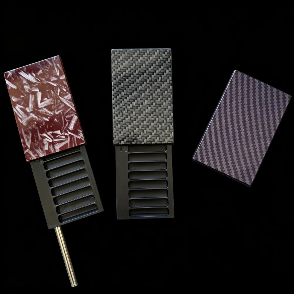 Scatola porta tabacco in plastica con coperchio scorrevole, 8 scomparti, formato portatile, antiscivolo, con chiusura di sicurezza, custodia da viaggio