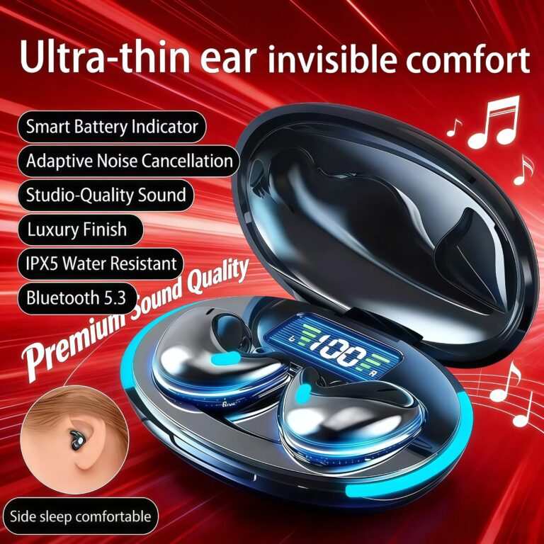 Nuovo stile X55 Auricolari wireless Cuffie Riduzione del rumore Gioco sportivo Sonno Auricolari Bluetooth 5.0 Cuffie musicali stereo HIFI