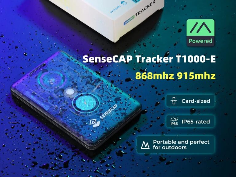 Sensecap T1000 E Meshtastic 868MHz Tracker Lora MeshCore con LR1110, nRF52840, GPS, Sensore di Movimento per Posizionamento Interno/Esterno IP65