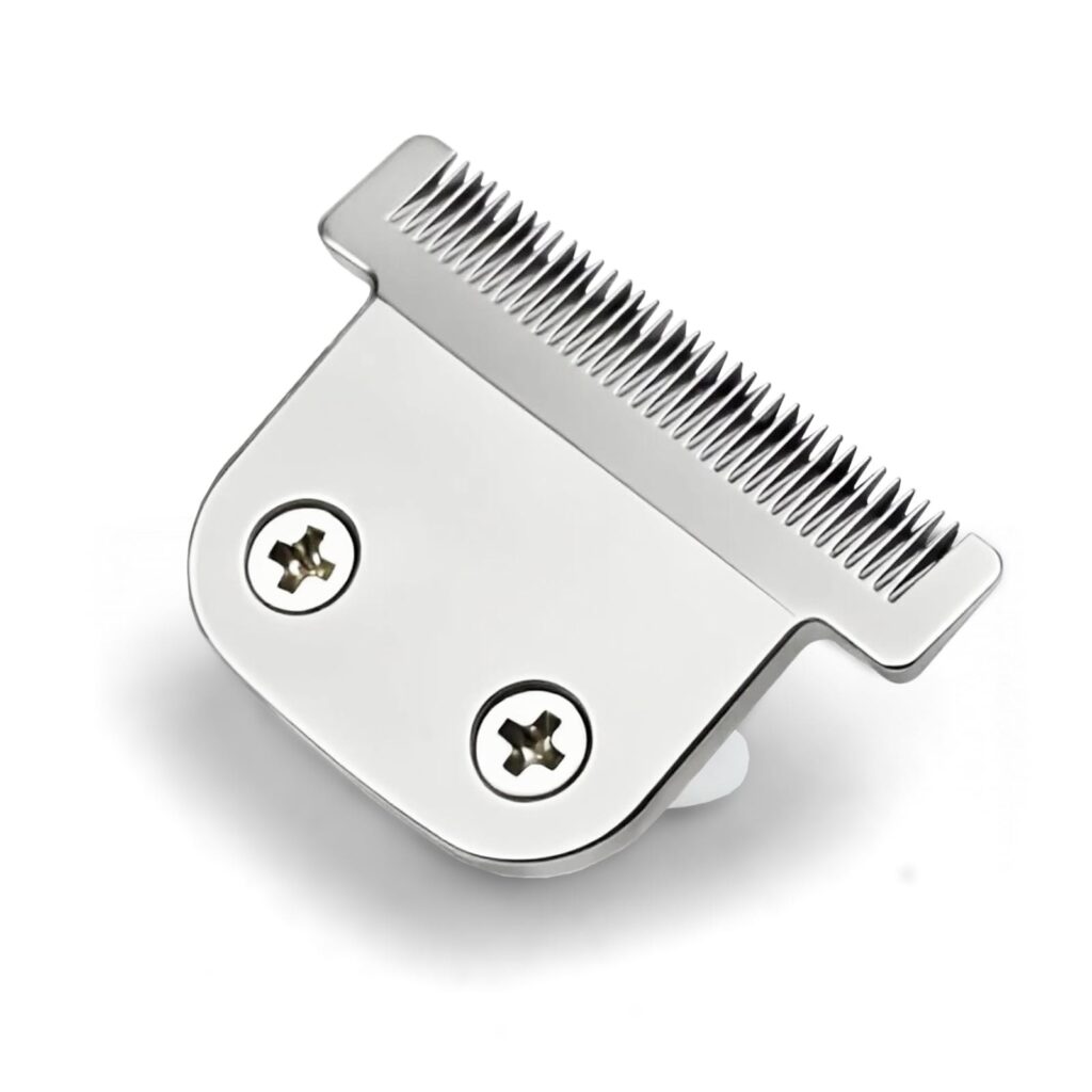 Lama a T di ricambio in acciaio compatibile con tosaerba Wahl Stainless Steel 9818A, 9864, 9864SS, 9854L, 9686, 9876L, 9854, WSS3L, SS2L, lama staccabile, confezione da 1