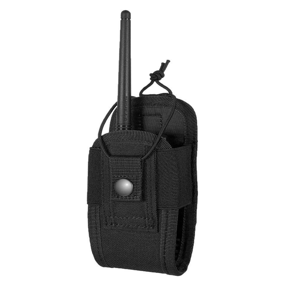 Custodia per radio Custodia per radio Custodia per radio Molle Custodia per radio universale Borsa per radio militare resistente per pompiere della polizia Due