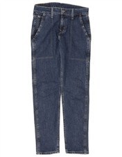 Jeans Levi's donna 502 hi-ball cargo conici W27 L29 blu cotone CP14