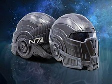 Casco BioWare Mass Effect N7 variante Andromeda illuminazione led 1:1 replica nuovo scatola