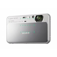 Sony fotocamera digitale DSC-T110 16,1 megapixel cyber shot 4x zoom ottico argento