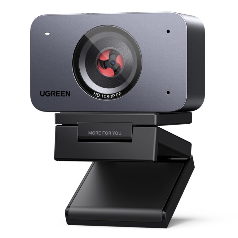 UGREEN FineCam 1080P Webcam 60FPS Full HD USB A C PC Camera Fuoco Fisso | Doppio Microfono Face AE Commutazione Verticale Orizzontale per Windows MacOS Linux Youtube Skype Appel Z…