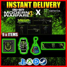 COD: MW4: Modern Warfare 4 Skin x Monster Energy Set Pacchetto PREMIUM 9x Codici ✅️
