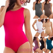 Body donna intimo microfibra elasticizzato spalla larga slim nuovo RT9093