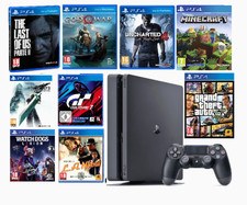 Sony PlayStation 4 Ps4 Slim 1 TB Console Gioco + Controller Originale GARANZIA
