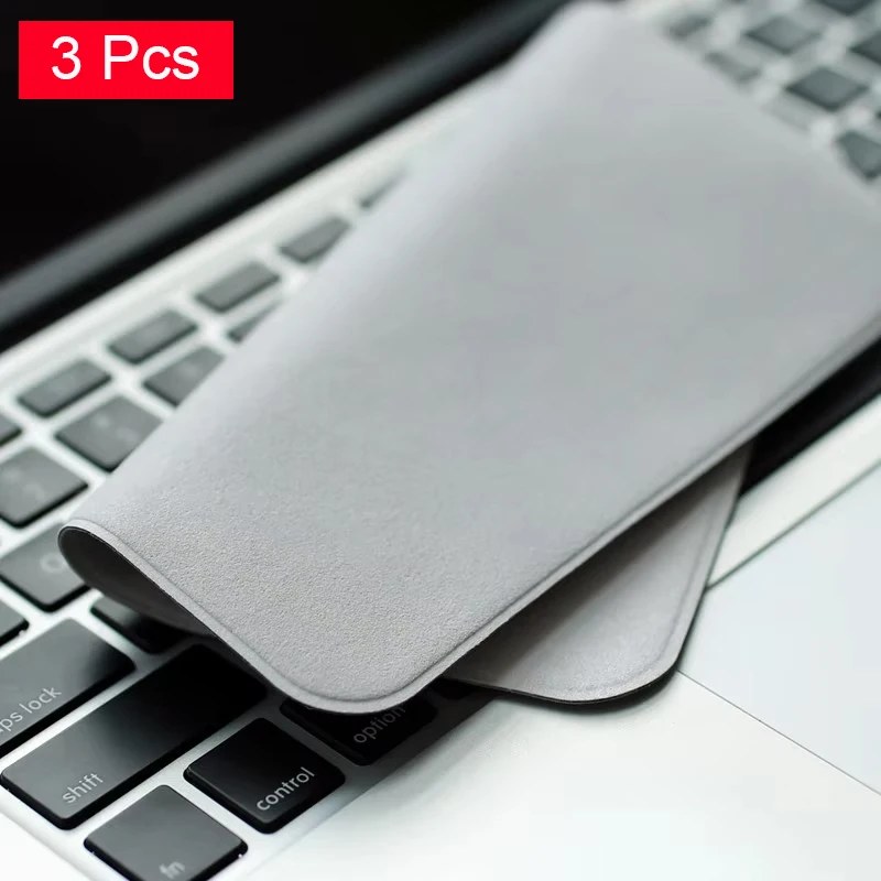 Kit di pulizia dello schermo con panno per lucidare Apple, 3 pezzi - Salviette in microfibra per Mac, telefono e laptop - Confezione di panni efficienti per la pulizia dello scher…