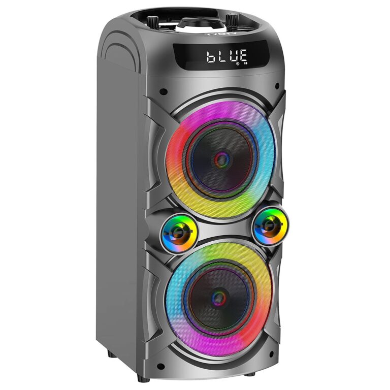 Altoparlante Bluetooth portatile da 100 W Altoparlante wireless ad alta potenza TWS Accoppiamento stereo forte Bassi profondi Grande altoparlante da festa con subwoofer Luce da ca…