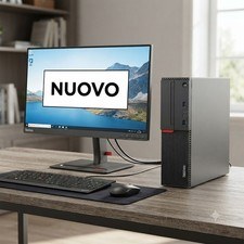 POSTAZIONE COMPLETA PC LENOVO SFF I5 + MONITOR 24' + KIT TASTIERA MOUSE