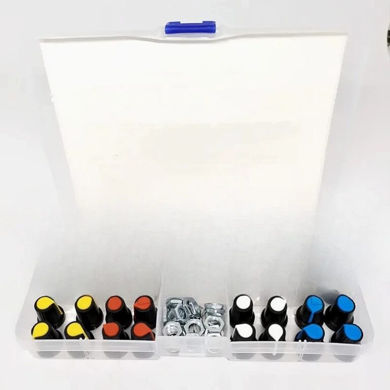 20 set/scatola WH148 15MM Kit potenziometro singolo B5K/10K/20K/50K/100K con manopole Set dadi albero