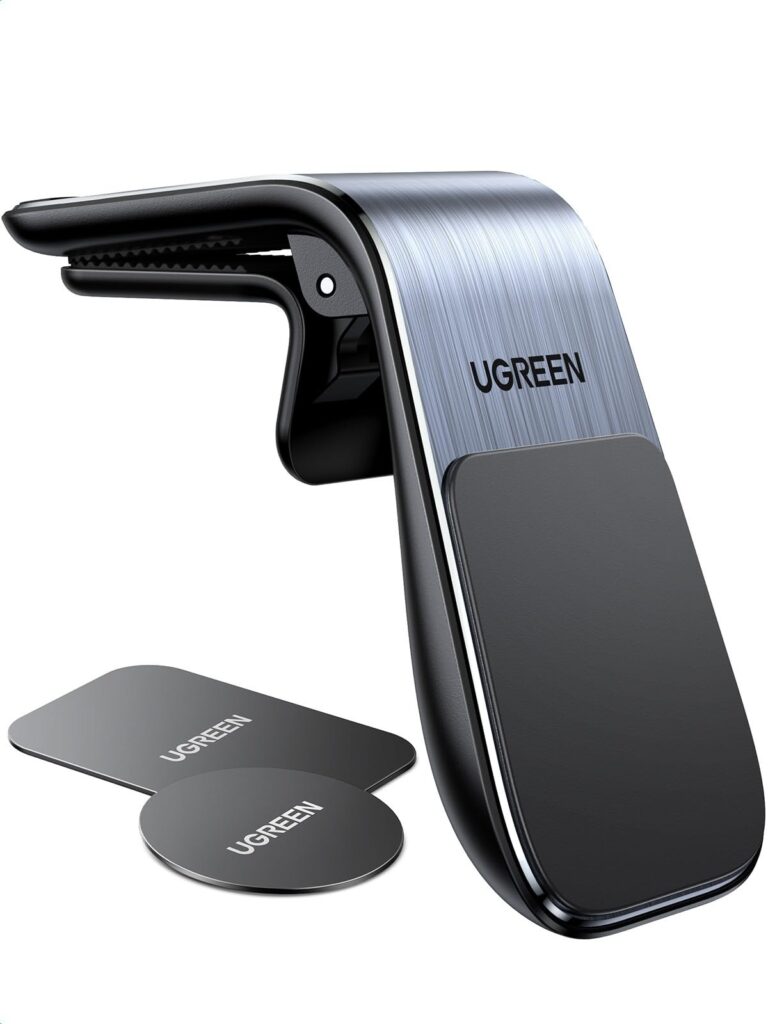 UGREEN Porta Cellulare Auto Supporto Telefono Macchina Per Bocchette d'Aria | Compatibile con iPhone 18 17 16 Plus Pro Max Galaxy S23 Ultra S23 S22 ecc