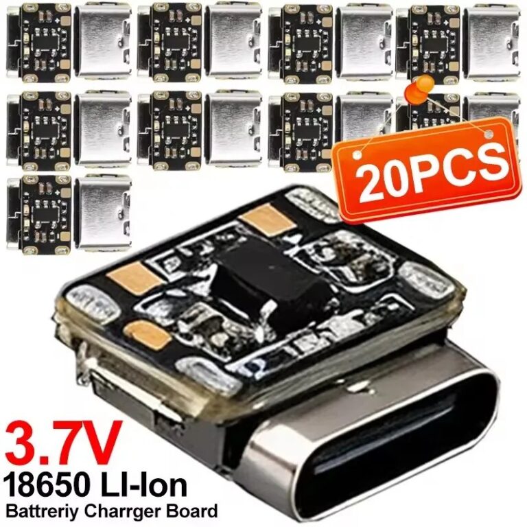 1-20 Pezzi Mini Scheda di Ricarica per Batterie al Litio 18650 Tipo-C 3.7V 4.2V, Modulo di Protezione di Carica con Corrente e Tensione Costanti