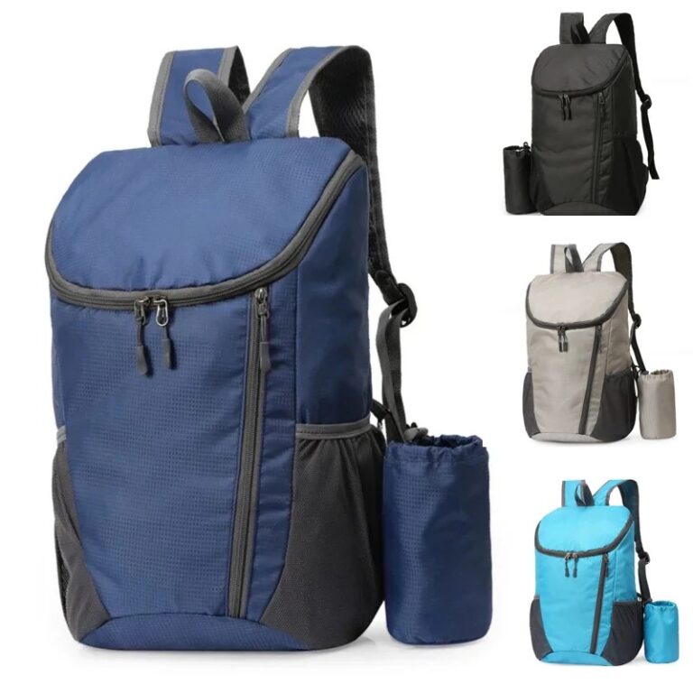 Ultimo zaino portatile per sport all'aria aperta con portabottiglie Borsa da viaggio per escursioni fitness di grande capacità adatta sia per gli uomini