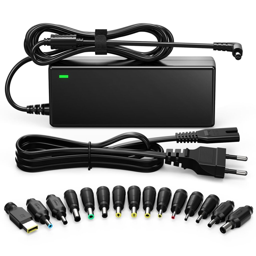 Sunydeal 90W Alimentatore Universale Notebook Caricatore PC Portatile per HP Lenovo ASUS Acer Dell Sony Toshiba Fujitsu 18.5V 19V 19.5V 20V 10 Tip