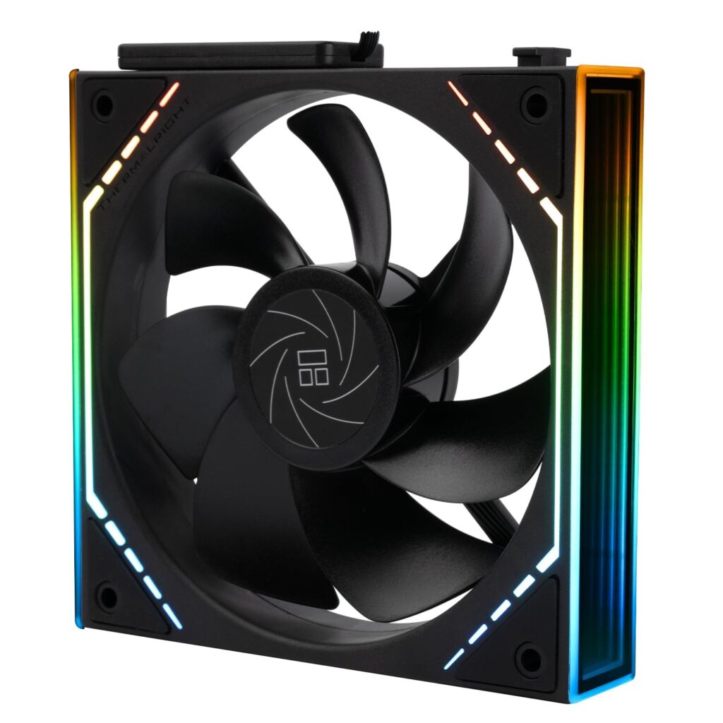 Thermalright TLM12QR, ventola senza fili per chassis, ventola di giunzione a mattoncini da costruzione, effetto illuminazione Infinity Mirror ARGB, design a lama inversa, il nuovo…